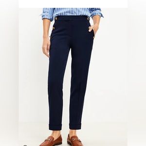 Loft Devin slim sailor pants